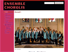 Tablet Screenshot of ensemblechoralis.com